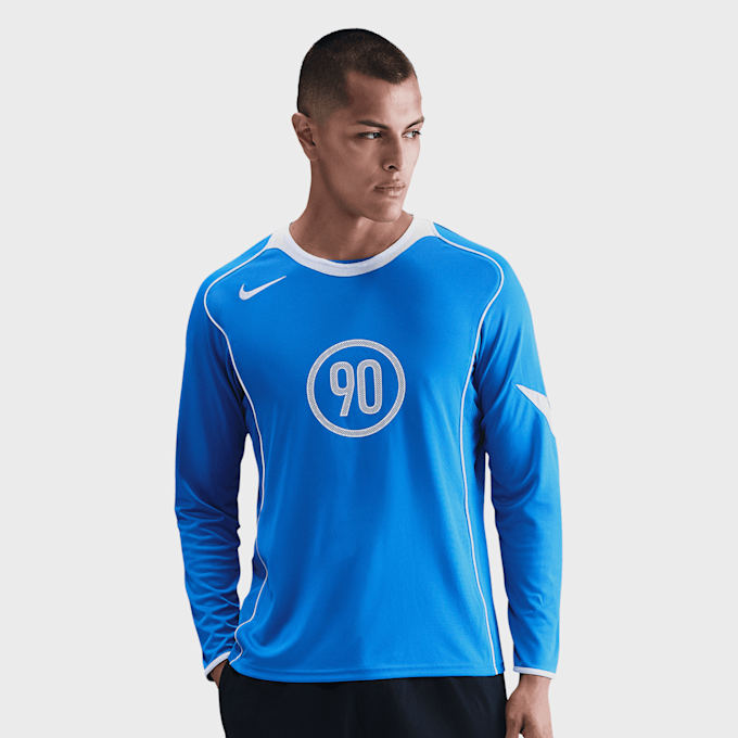 Nike Total 90 Dri-FIT Long-Sleeve Soccer Top blau 92137 1