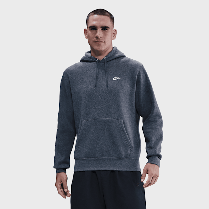 Nike Club Fleece Hoodie grigio 92145 1