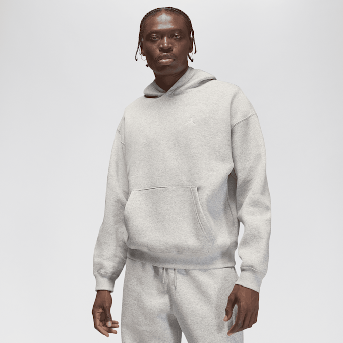 Jordan Brooklyn Fleece Oversized Hoodie szary 92248 1
