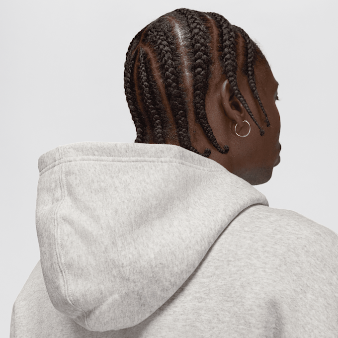 Jordan Brooklyn Fleece Oversized Hoodie cinzento 92248 6