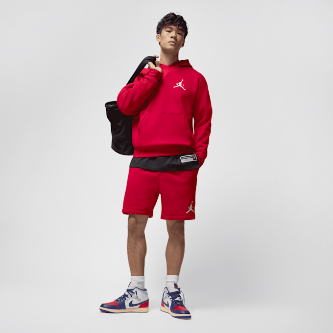 Jordan Jumpman Fleece Hoodie rosso 92247 5