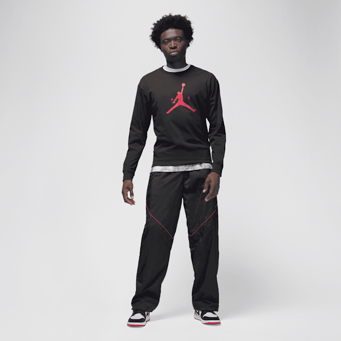Jordan Jumpman Long Sleeve High-Brand-Read Tee crna 92257 5