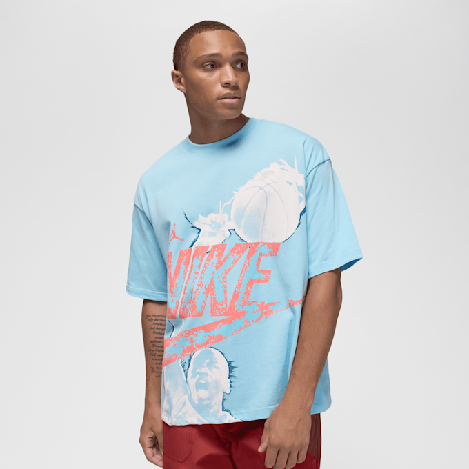 Jordan Reissue Oversized Short Sleeve Crew blau 92236 1
