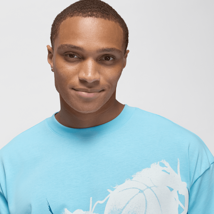 Jordan Reissue Oversized Short Sleeve Crew azul 92236 3