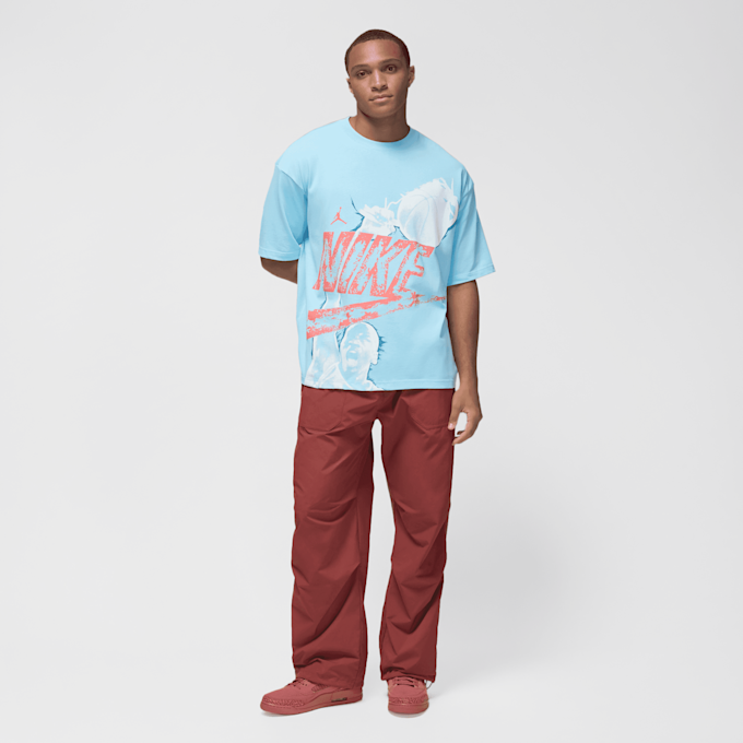 Jordan Reissue Oversized Short Sleeve Crew blu 92236 5