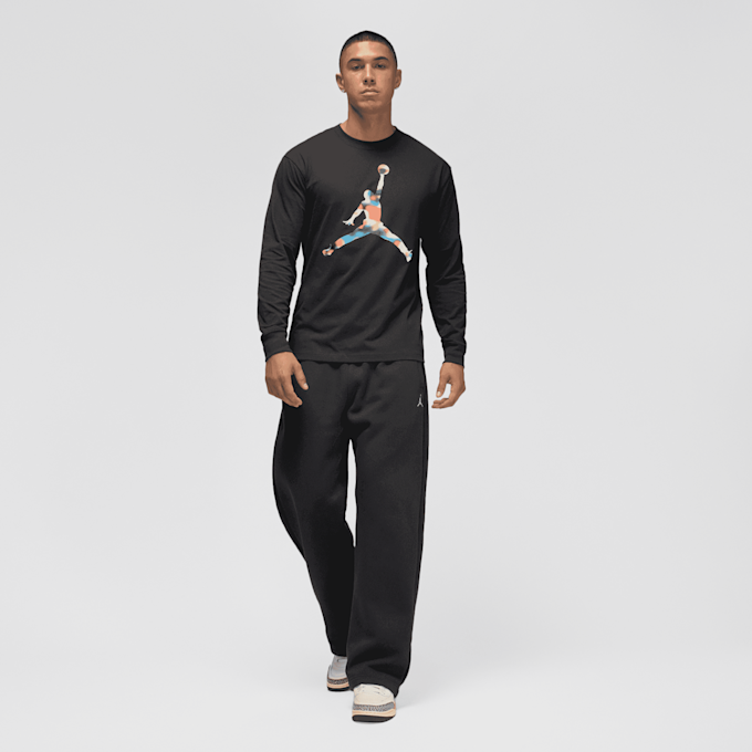 Jordan Flight Mountside Graphics Long Sleeve Crew negro 92240 5