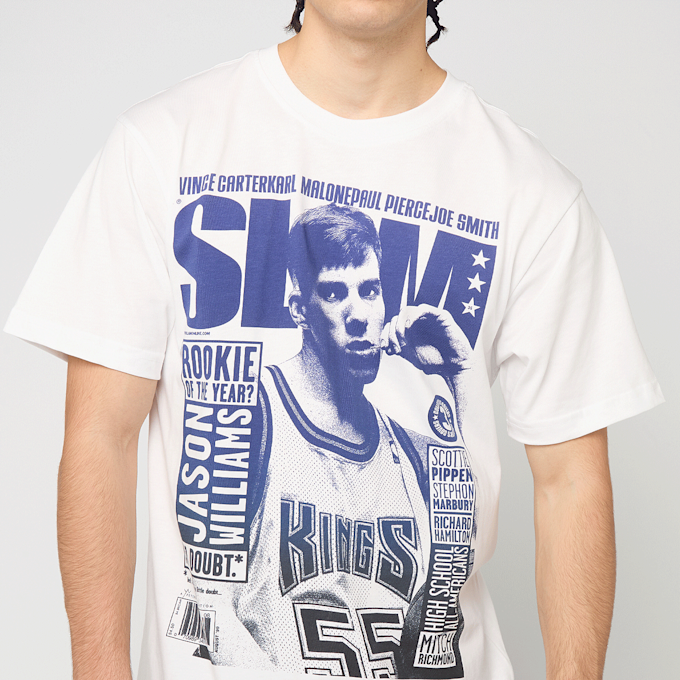 Mitchell & Ness Gardient Slam Tee Sacramento Kings blanco 92288 3