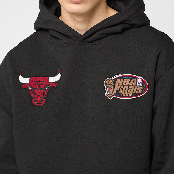 Mitchell & Ness NBA Black Out Collection Hoodie Chicago Bulls nero 92334 3