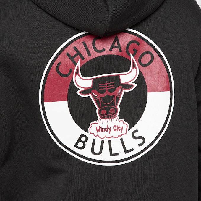 Mitchell & Ness NBA Black Out Collection Hoodie Chicago Bulls nero 92334 4