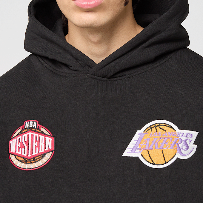 Mitchell & Ness NBA Black Out Collection Hoodie Los Angeles Lakers zwart 92289 3