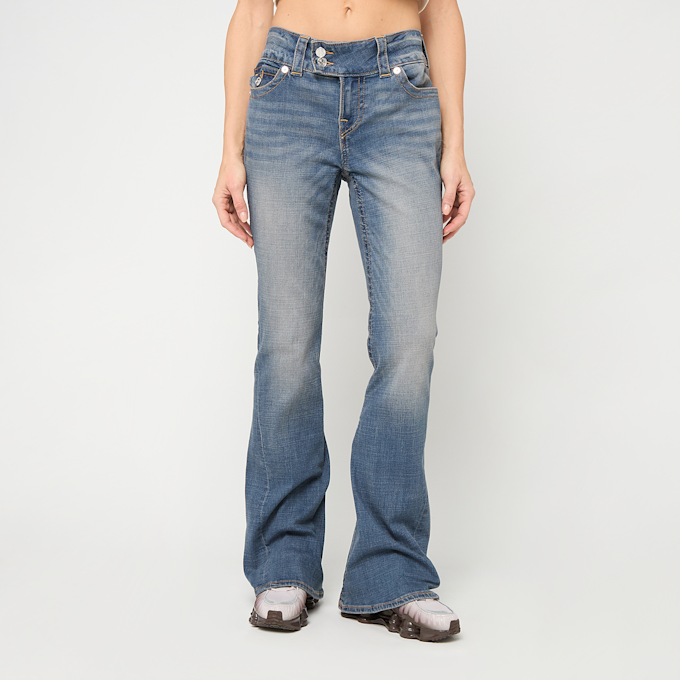 True Religion Joey Low Rise Flare Flap azul 92539 1