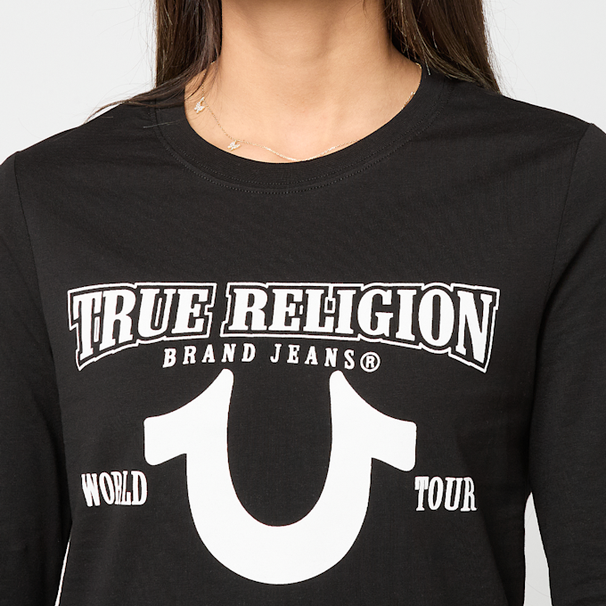 True Religion Long Sleeve Tee Slim Fit noir 92534 3