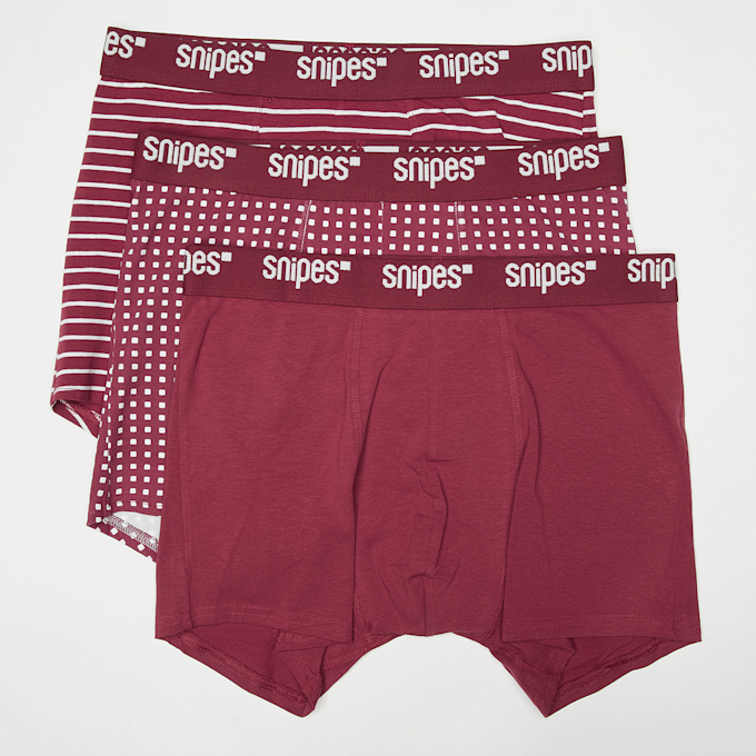 SNIPES 3 PACK - Tonal Tape Briefs Boxershorts rood 92656 1