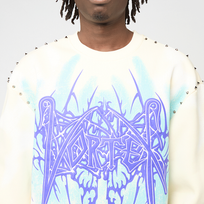 Smoke Rise Ascended Studded Fleece Crewneck bež 92688 3