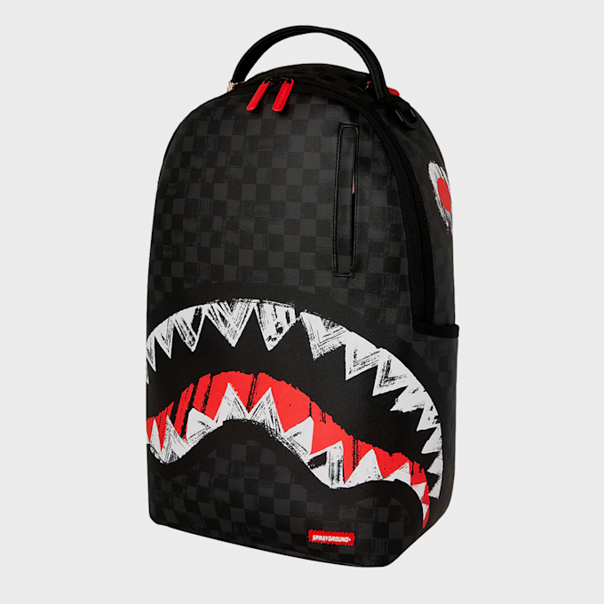 SPRAYGROUND Scribble Shark Backpack cinzento 92720 2