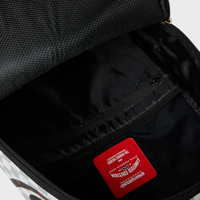 SPRAYGROUND Cream and Brown Tear Check Backpack bruin 92721 7