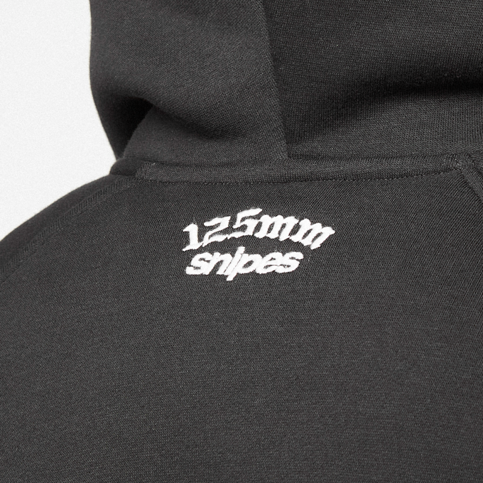 125mm x SNIPES Oversized Raglan Zip Hoodie 125mm x SNIPES noir 92769 5