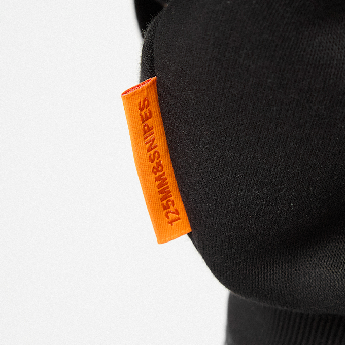 125mm x SNIPES Oversized Raglan Zip Hoodie 125mm x SNIPES noir 92769 7