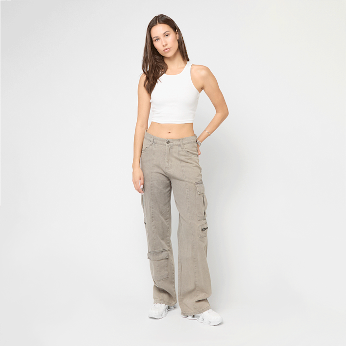 Urban Classics Ladies Cropped Rib Top biały 92774 3
