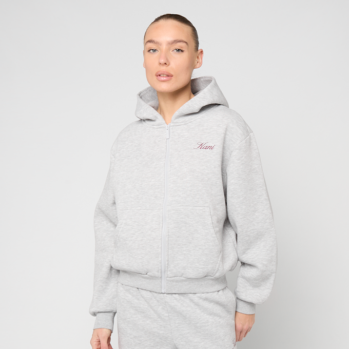 Karl Kani Script Print Zip Hoodie cinzento 92875 2