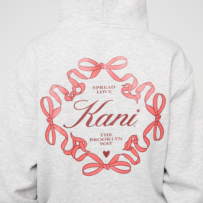 Karl Kani Script Print Zip Hoodie cinzento 92875 4