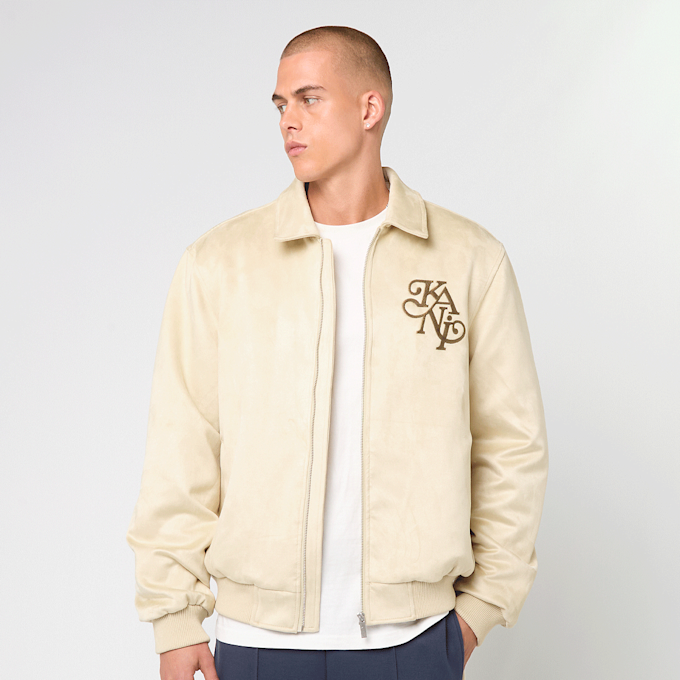 Karl Kani Kani Legacy Faux Suede Bowling Jacket bege 92869 1