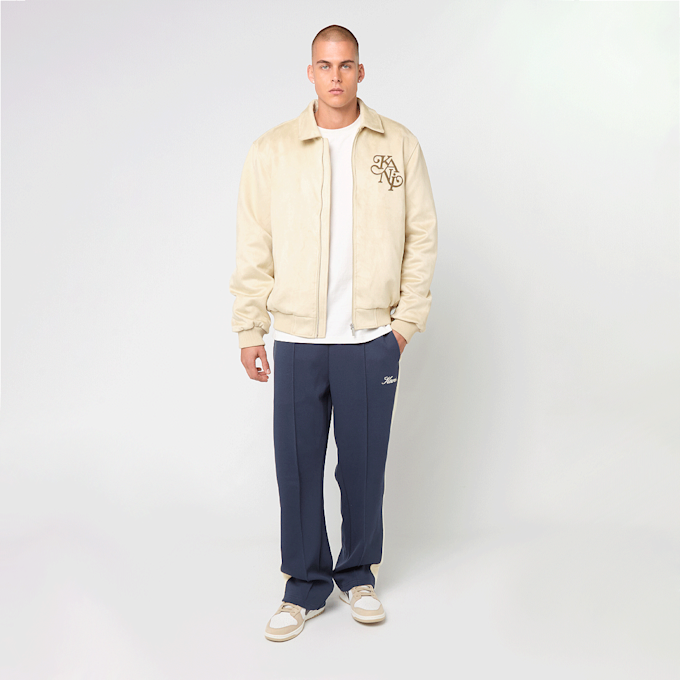 Karl Kani Kani Legacy Faux Suede Bowling Jacket beż 92869 5