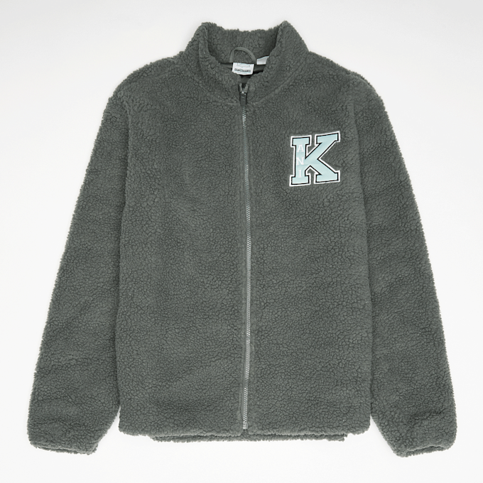 Karl Kani Retro Patch Teddy Trackjacket Junior grigio 92879 1