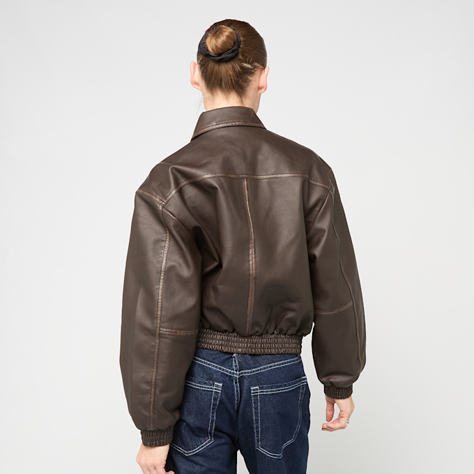 Decibel Oversized Cropped Jacket castanho 93006 2