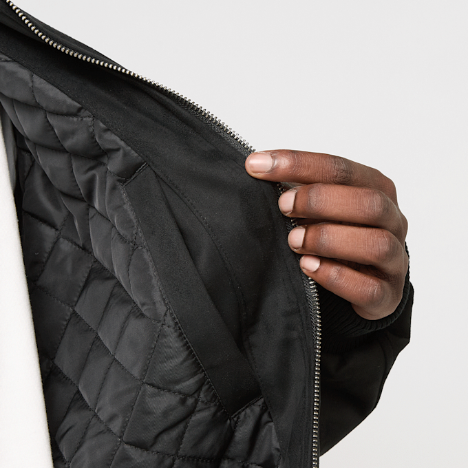 Karl Kani Kani Legacy Faux Suede Bowling Jacket crna 92980 4