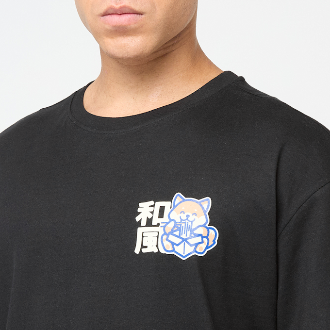 Mister Tee Yummy Noodles Oversize Tee zwart 93002 3