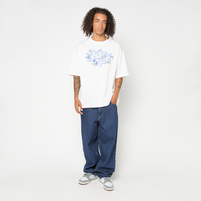 New Era Floral Oversized Tee bianco 93055 5
