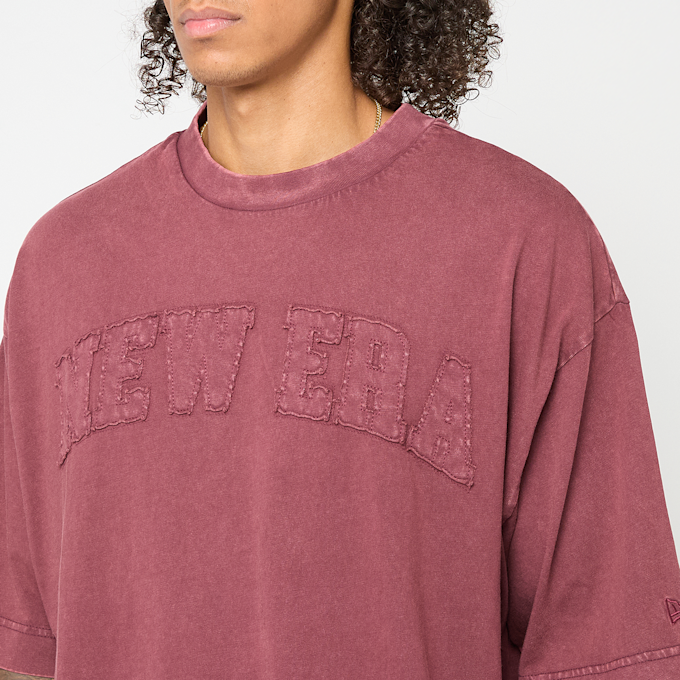 New Era Washed Oversized Tee rojo 93061 3
