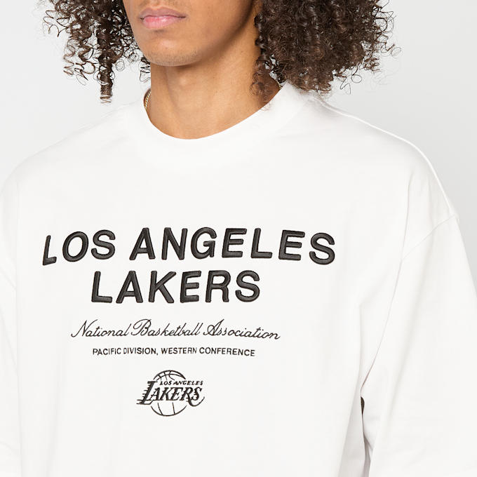 New Era NBA Linear Graphic Box Tee Los Angeles Lakers bianco 93062 3
