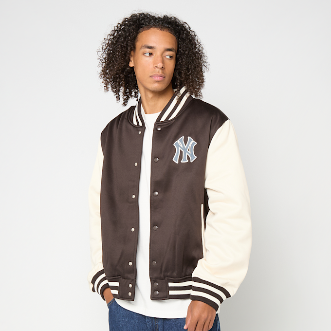New Era MLB Bomber Jacket New York Yankees castanho 93049 1