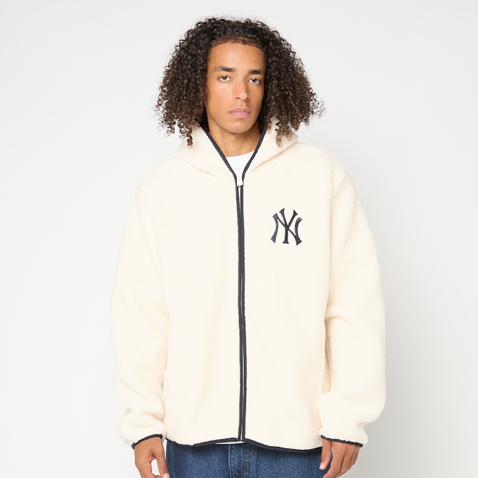New Era Hooded Sherpa New York Yankees bege 93053 1
