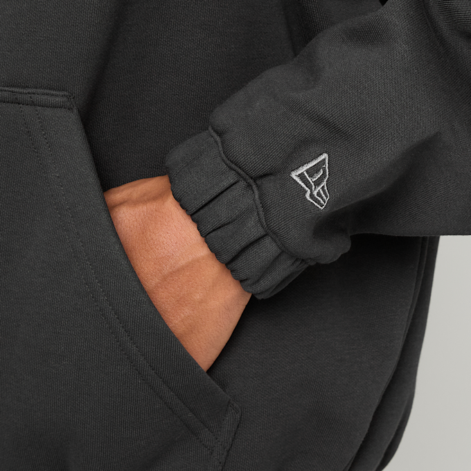 New Era NBA Linear Oversized Zt Hoodie Chicago Bulls preto 93051 4