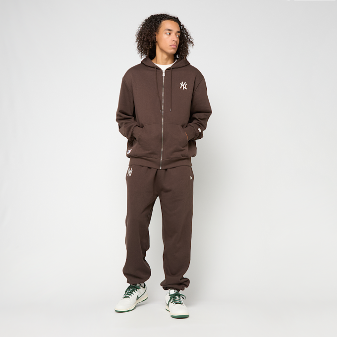 New Era MLB Midi Le Fullzip Hoodie New York Yankees castanho 93058 6