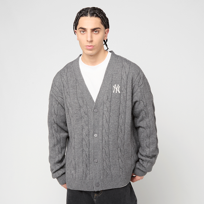 New Era MLB Knit Cardigan New York Yankees ltc gris 99298 1