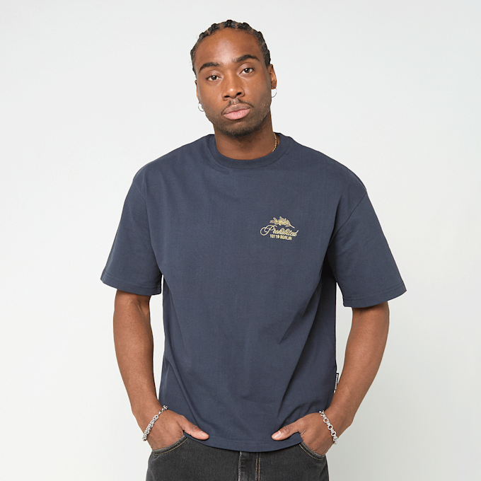 Prohibited Leaf Tee azul 93075 2