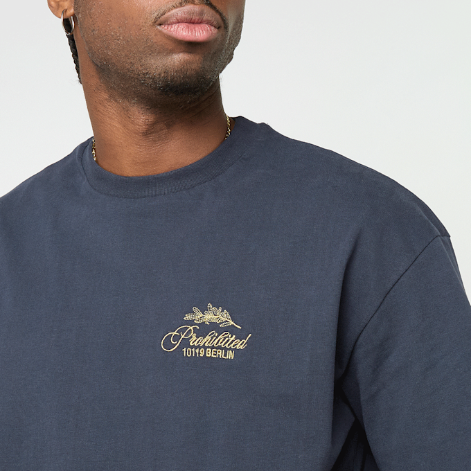 Prohibited Leaf Tee blau 93075 4