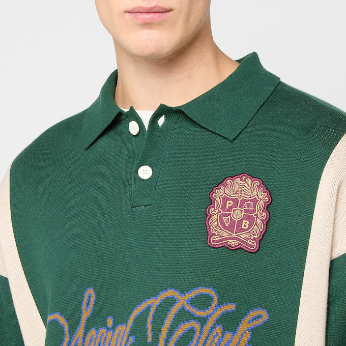 Prohibited Contrast Clubhouse Knit vert 99574 3