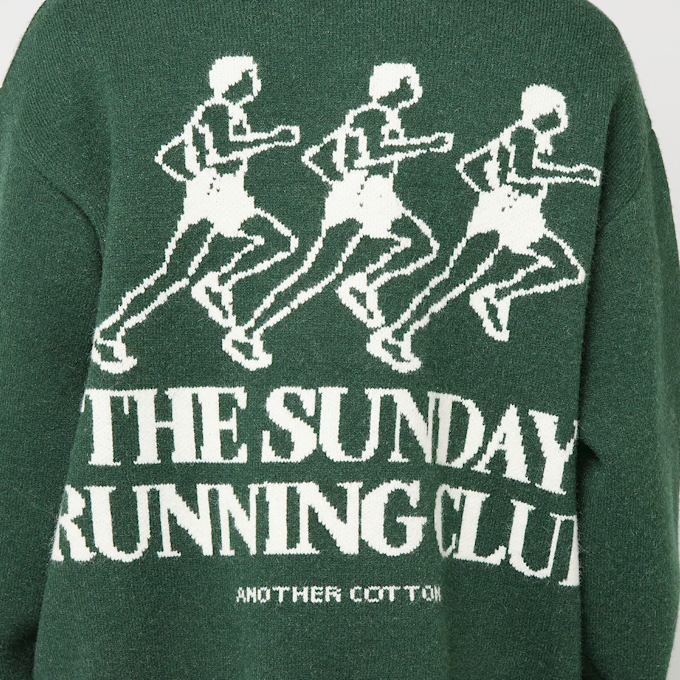 Another Cotton Lab Sunday Running Knit Sweater verde 99849 3