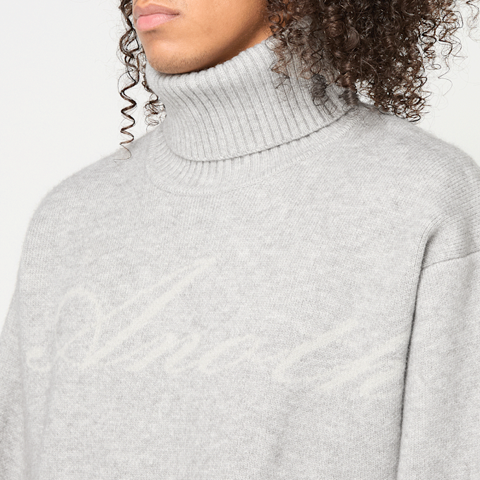 Another Cotton Lab Another Knit Turtleneck grigio 99736 3