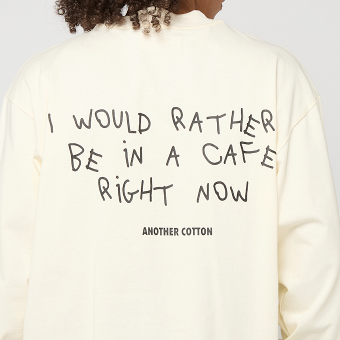 Another Cotton Lab I Would Rather Be Longsleeve bež 93109 4