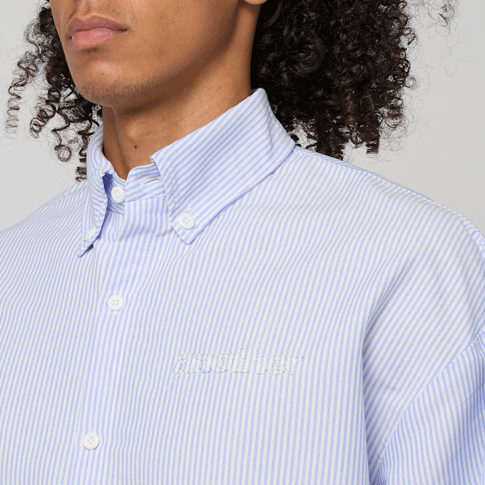 Another Cotton Lab Everyday Oxford Shirt plava 93107 3