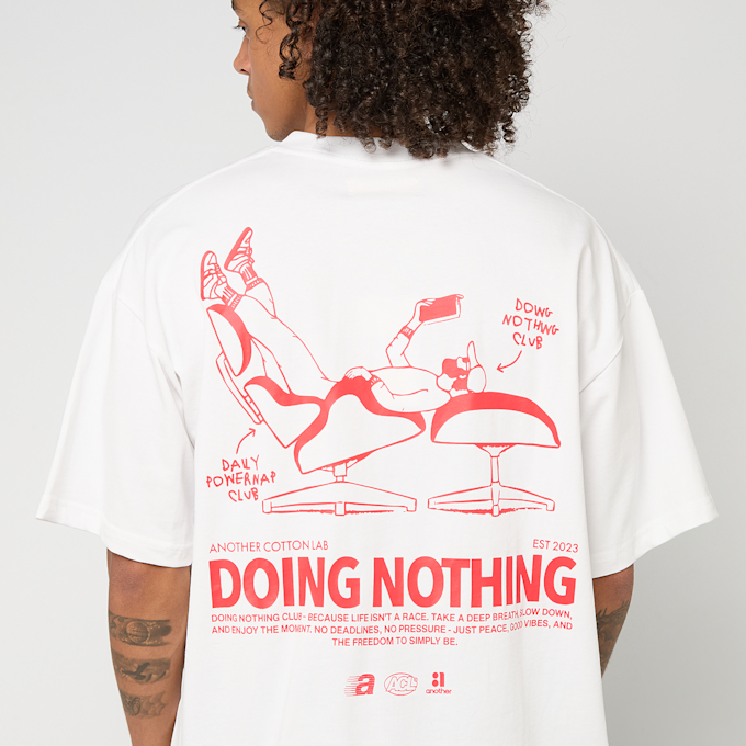 Another Cotton Lab Doing Nothing T-Shirt bijela 93108 4
