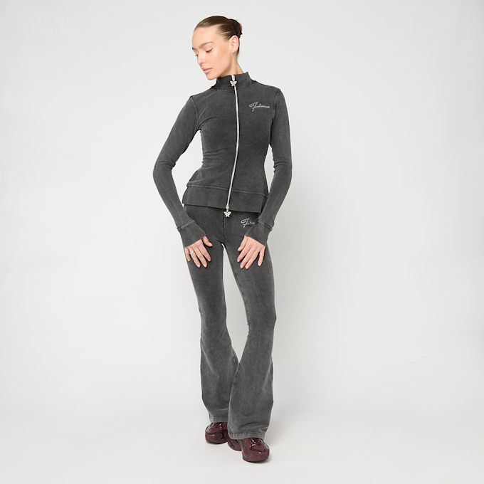 Felicious Vintage Flared Leggings grijs 93143 4