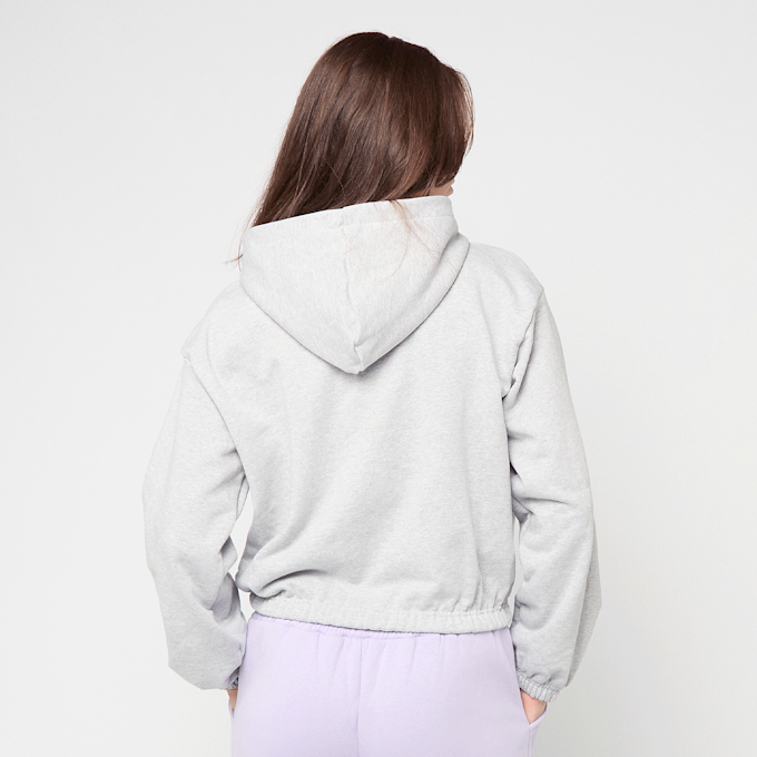 Felicious Cropped Terry Zip Hoodie szary 93138 2