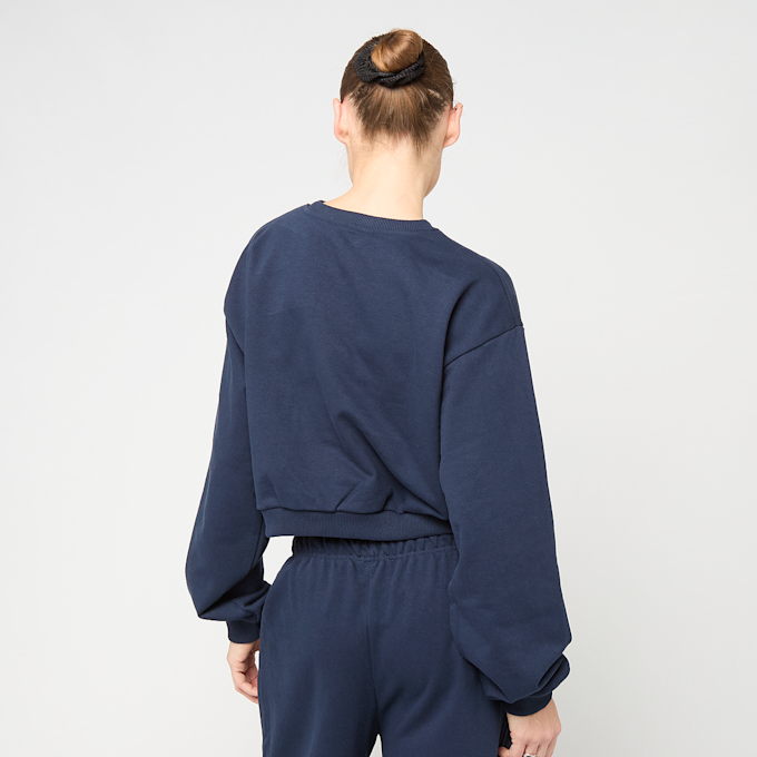 Felicious Cropped Terry Crewneck blau 93142 2